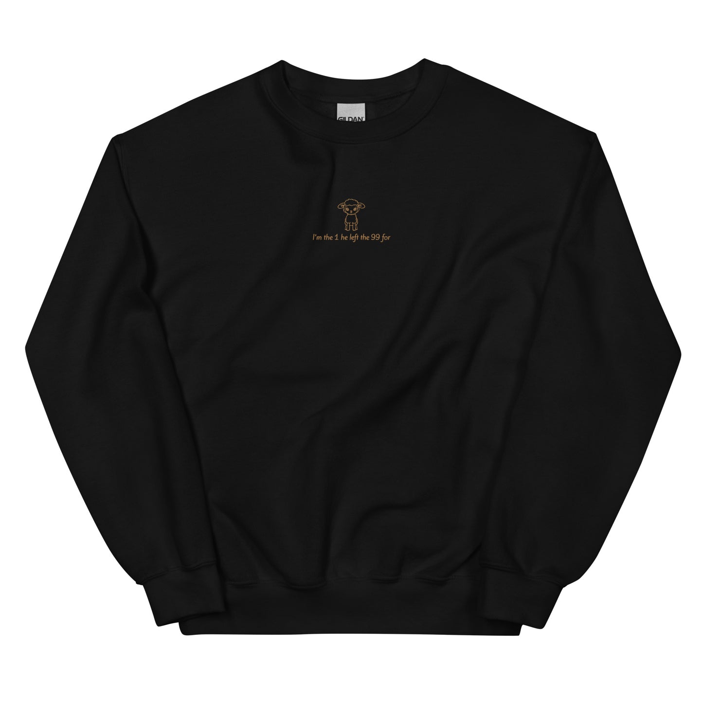 i-am-the-1-he-left-the-99-for-christian-sweatshirt-black