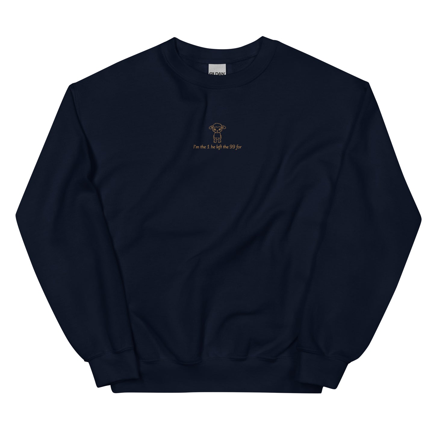 i-am-the-1-he-left-the-99-for-christian-sweatshirt-navy