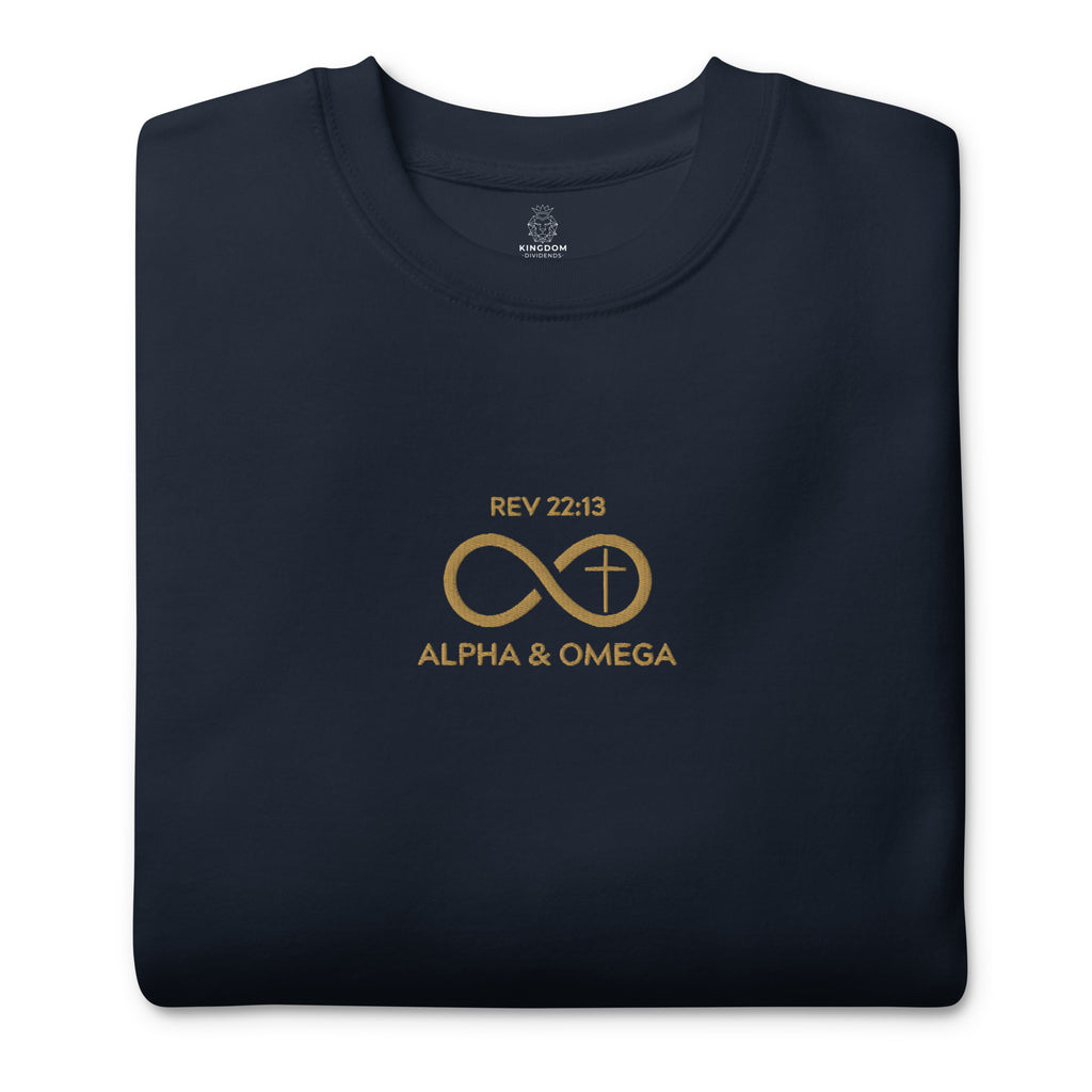 alpha-and-omega-embroidered-christian-sweatshirt-blue-front