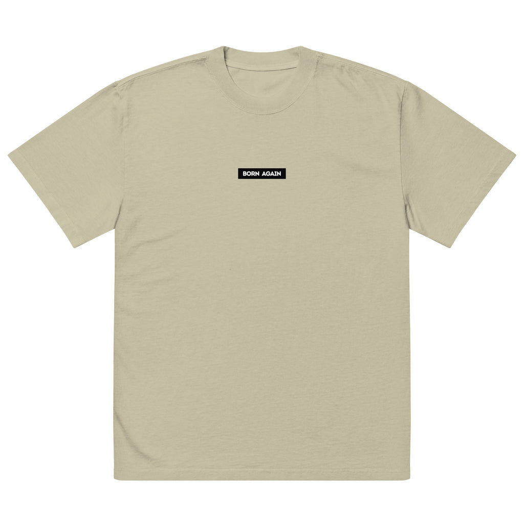 born-again-oversized-christian-t-shirt-green-flat