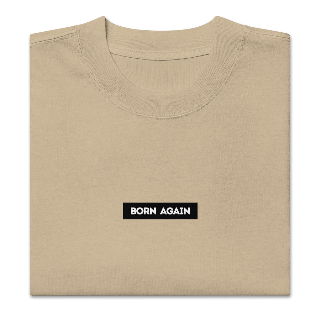 born-again-oversized-christian-t-shirt-khaki-folded