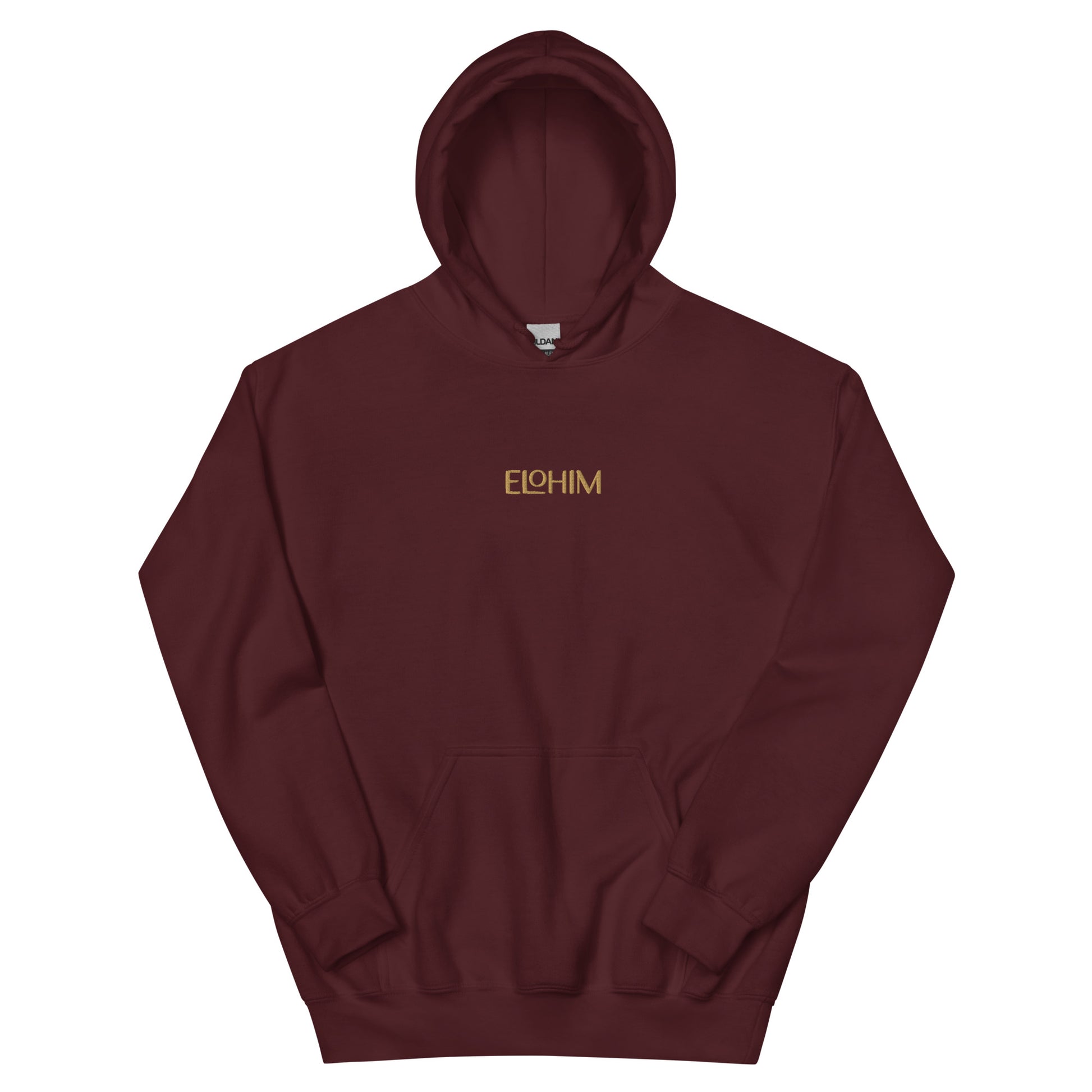 elohim-christian-embroidered-hoodie-maroon