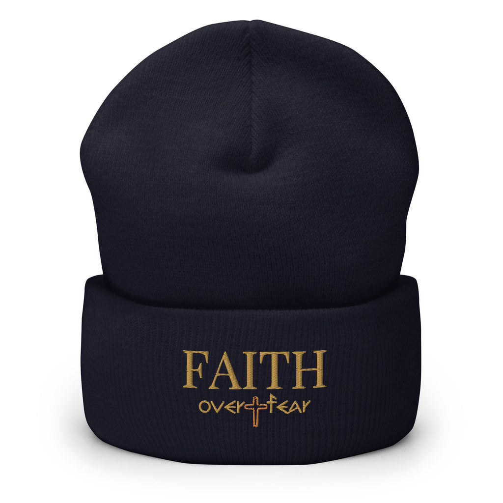 faith-over-fear-christian-embroidered-beanie-navy