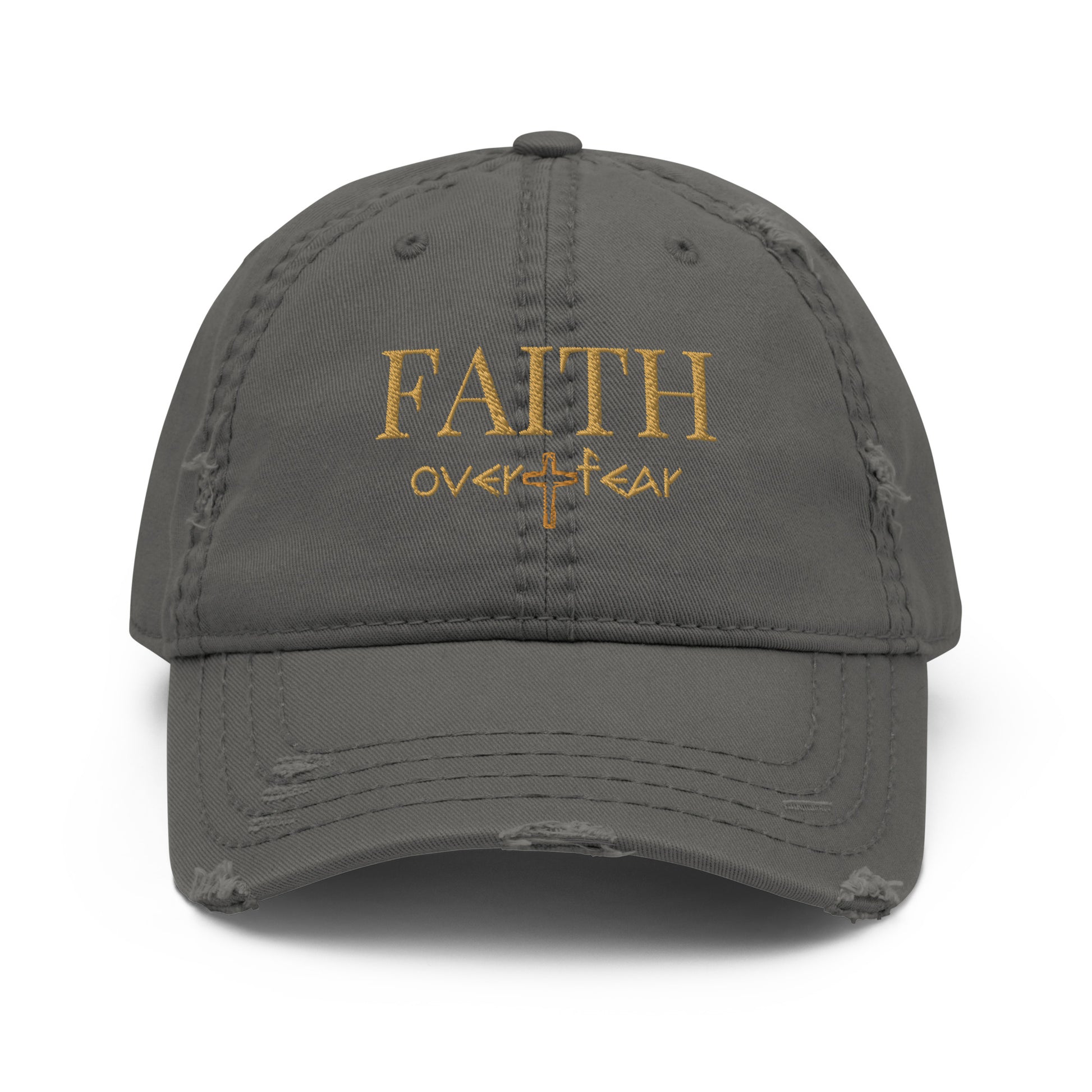 faith-over-fear-embroidered-christian-hat-grey-front