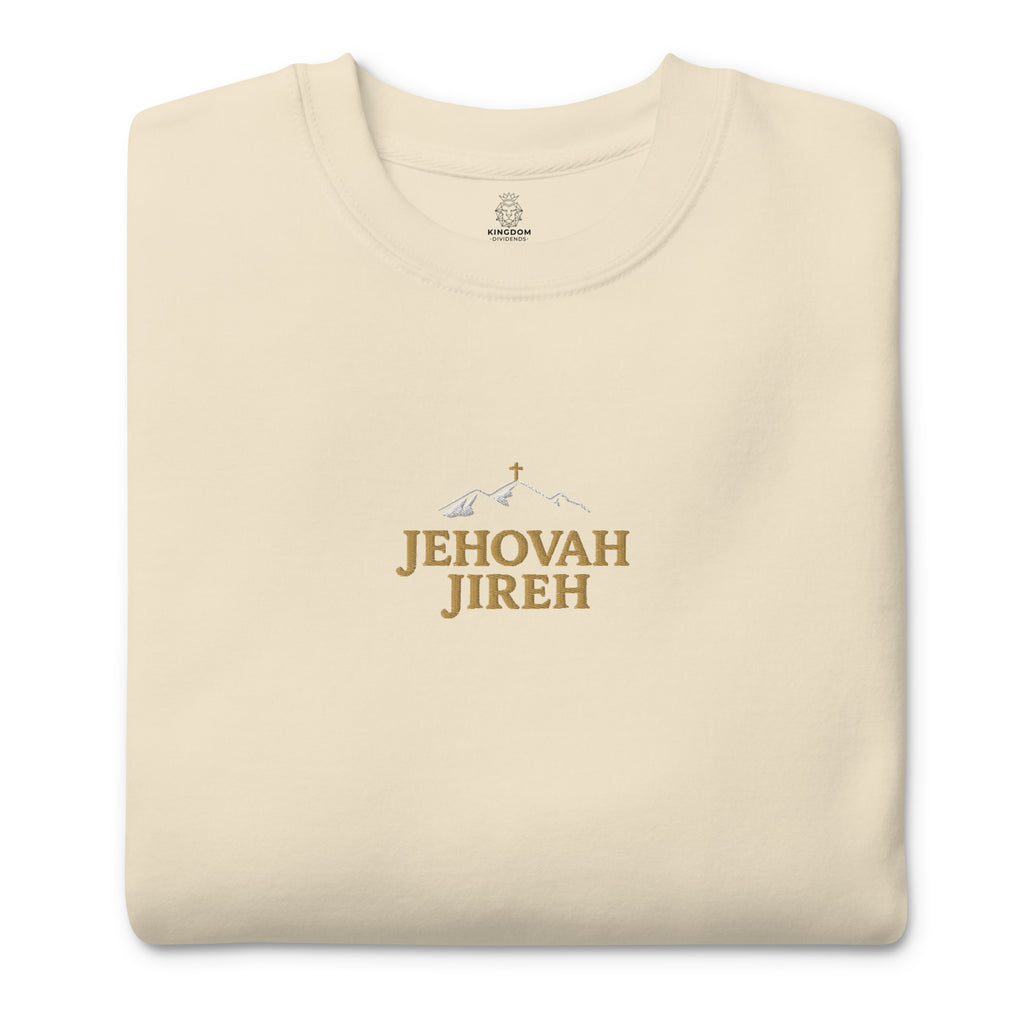 jehova-jireh-embroidered-christian-sweatshirt-beige-folded