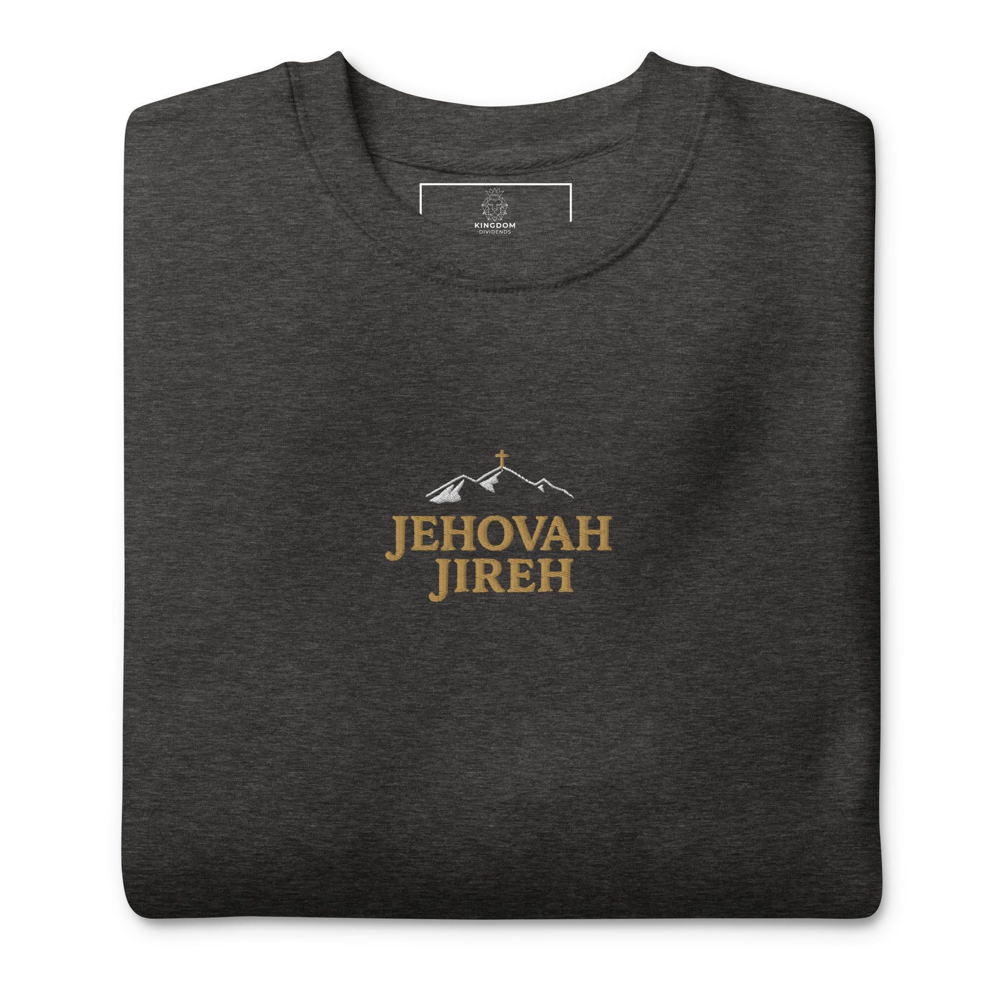 jehova-jireh-embroidered-christian-sweatshirt-charcoal-grey-folded