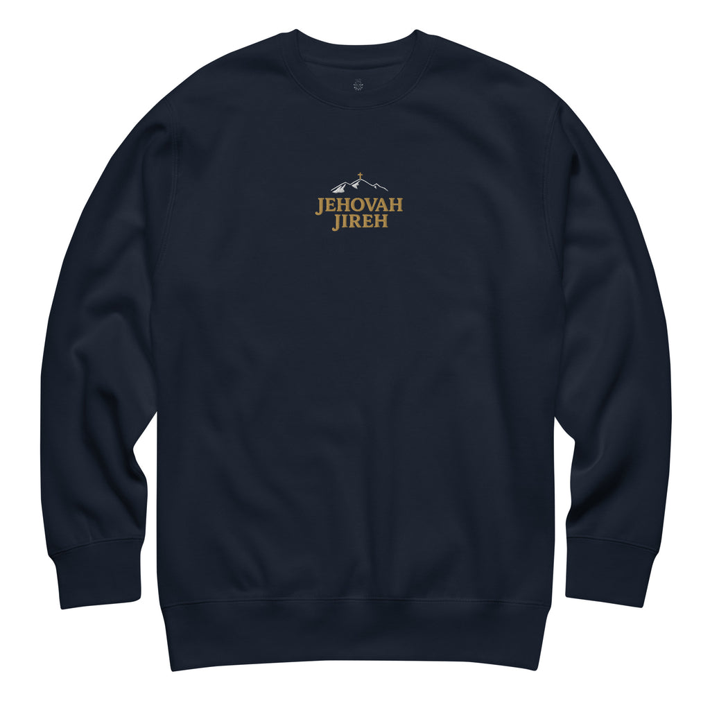 jehova-jireh-embroidered-christian-sweatshirt-navy-flat