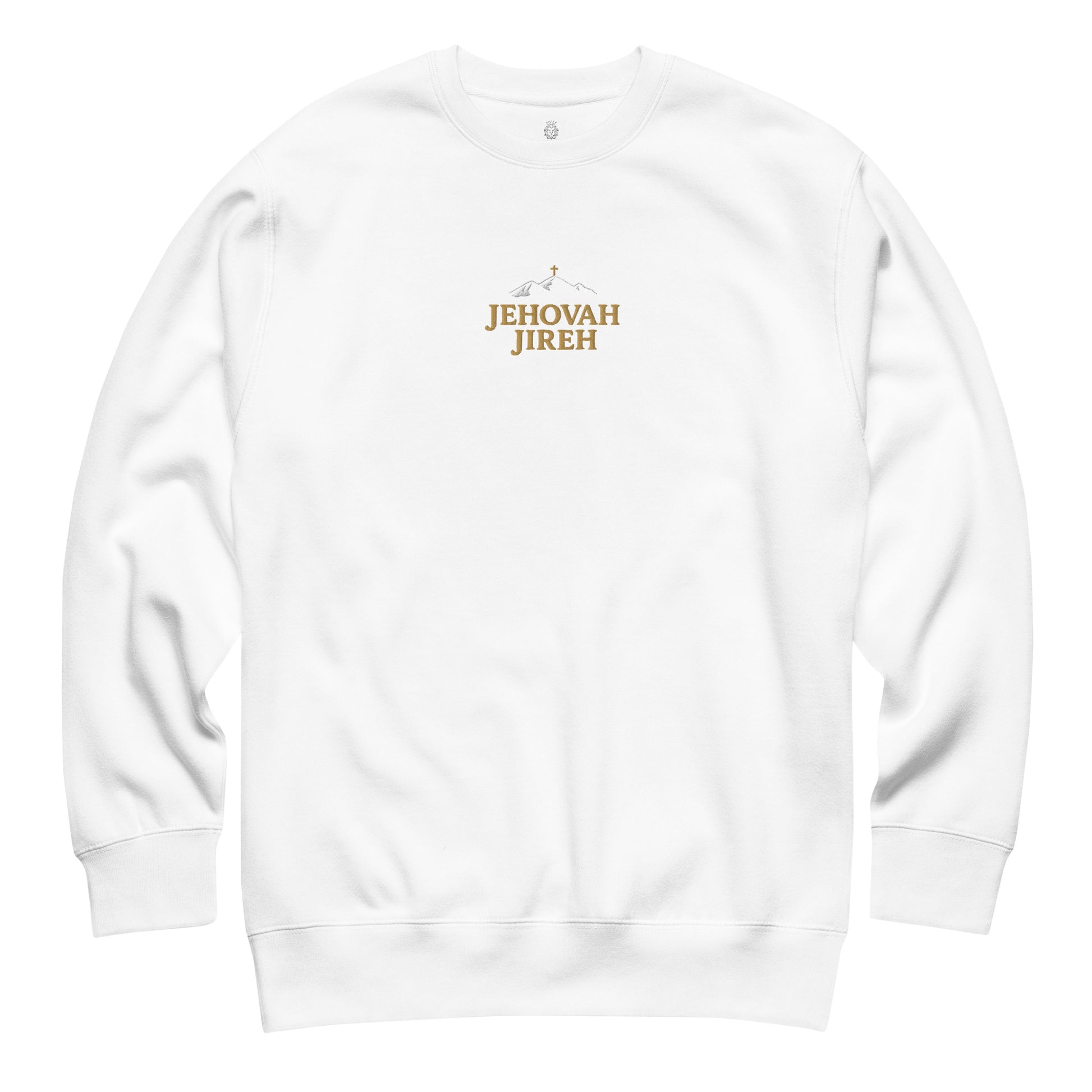 jehova-jireh-embroidered-christian-sweatshirt-white-flat