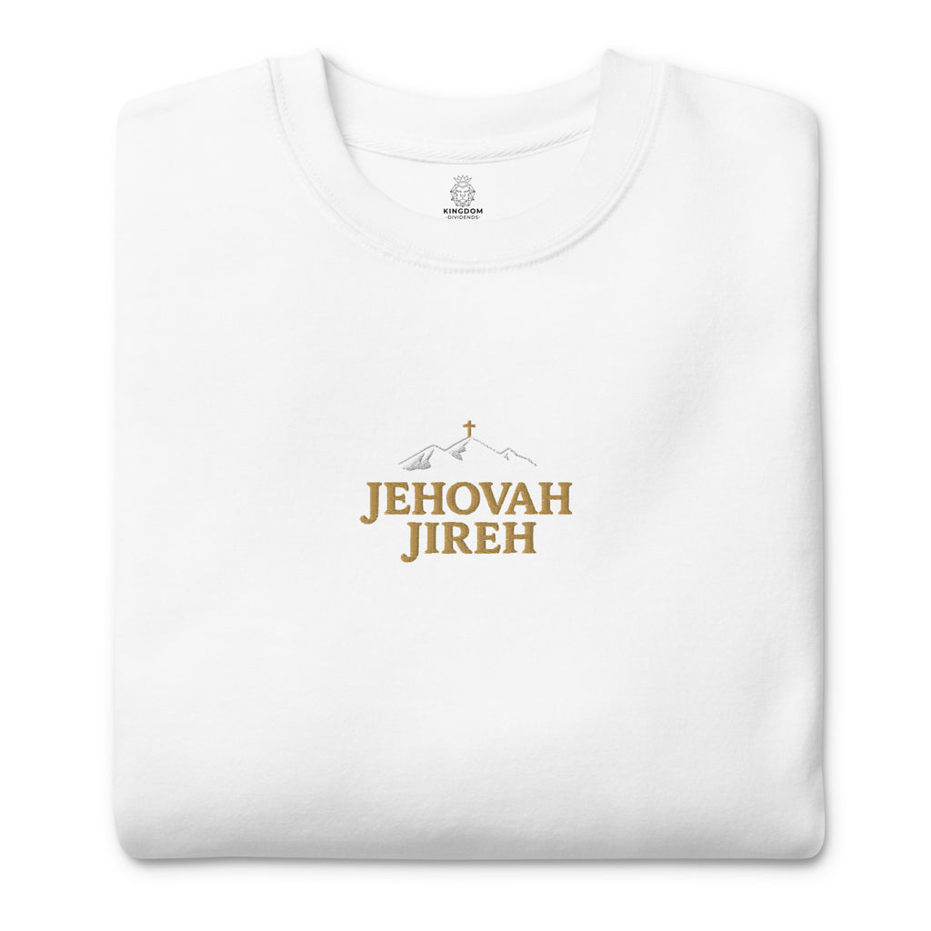 jehova-jireh-embroidered-christian-sweatshirt-white-folded