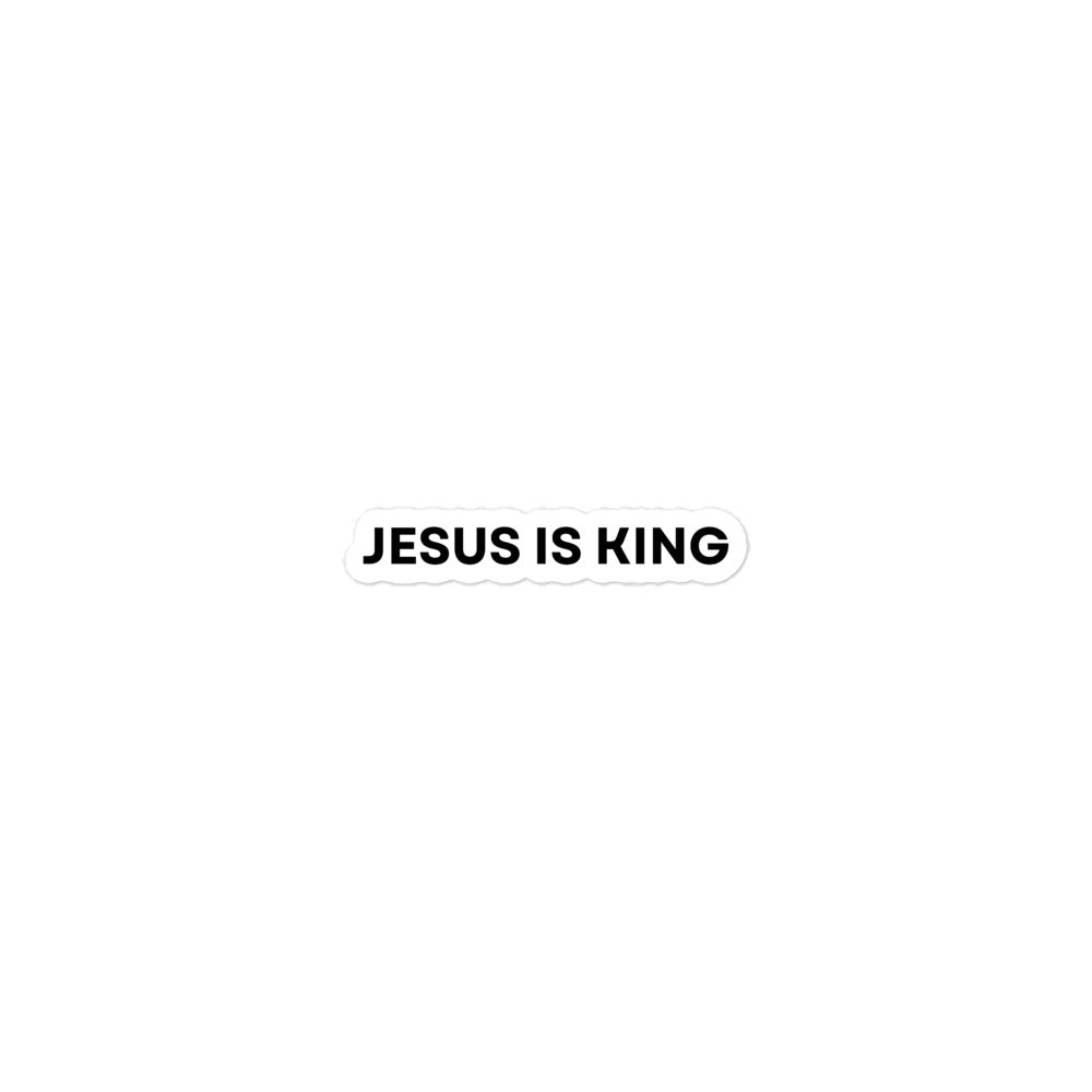 jesus-is-king-christian-sticker