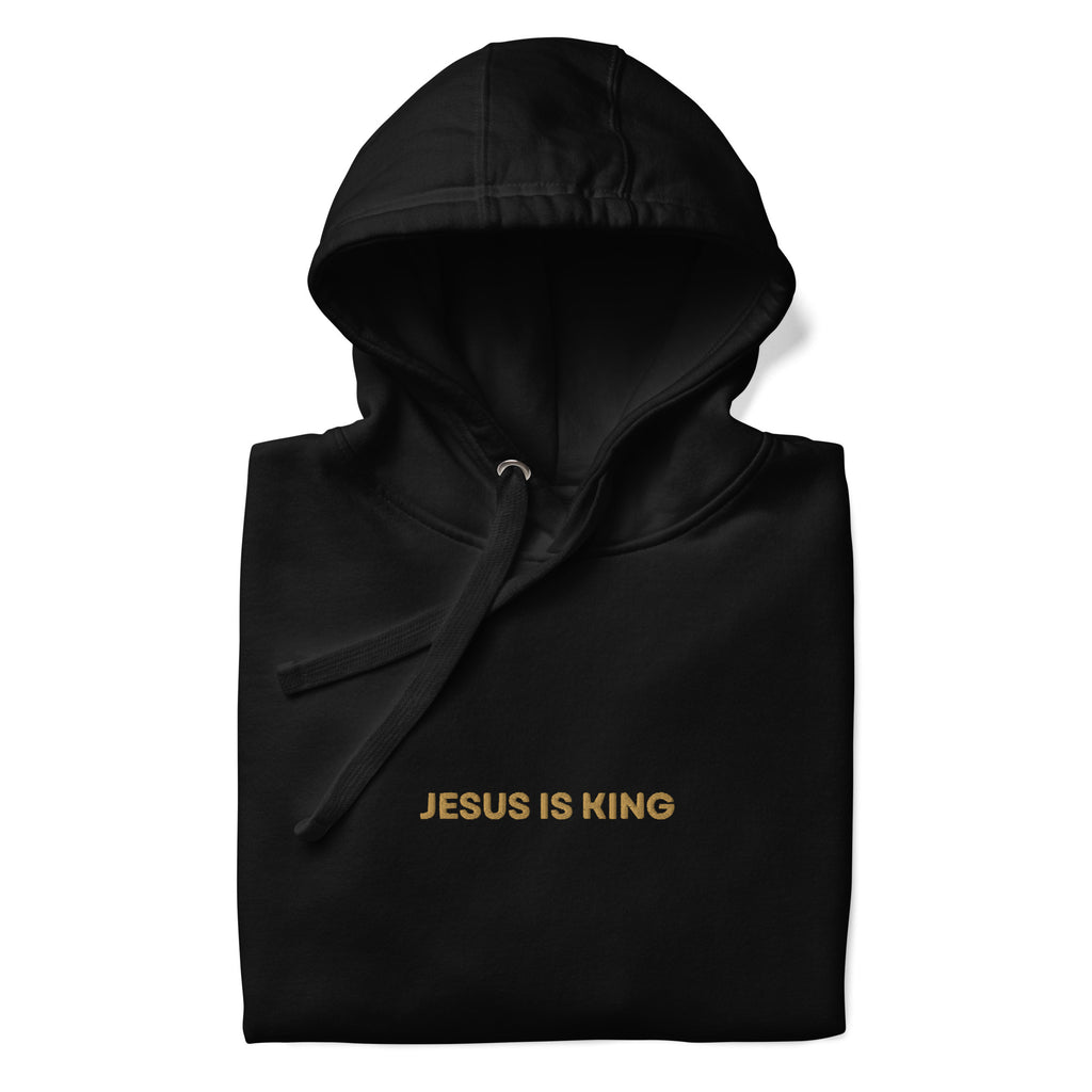 jesus-is-king-premium-embroidered-christian-hoodie-black-folded