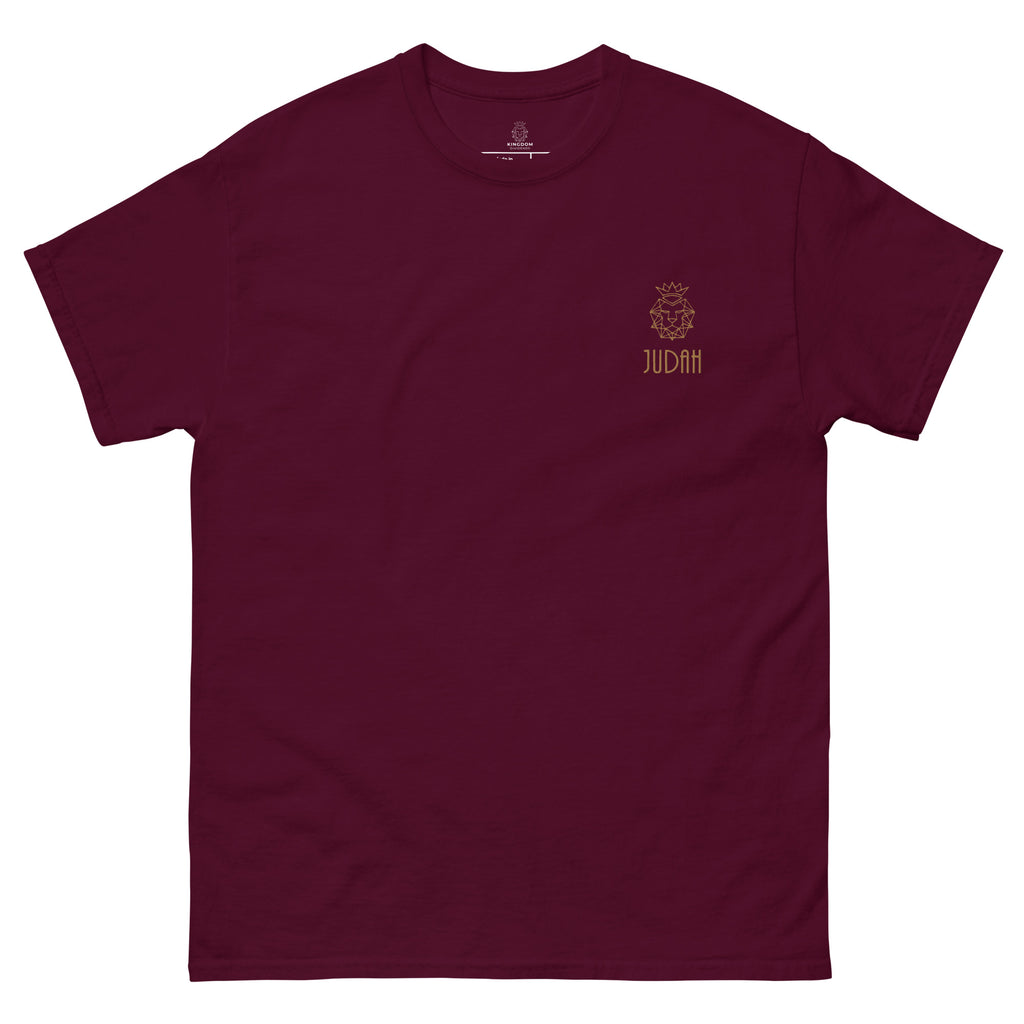 lion-of-judah-embroidered-christian-t-shirt-maroon