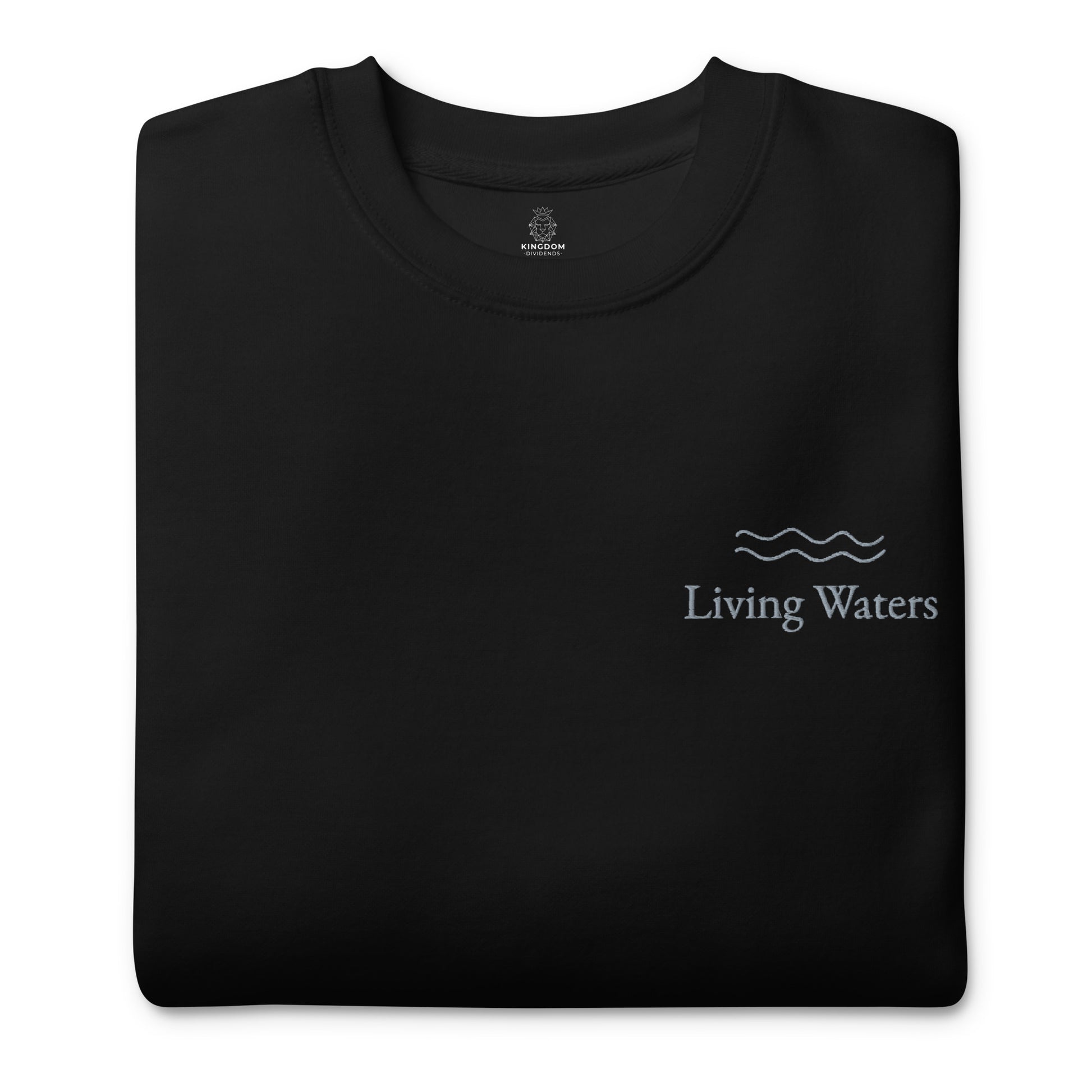 living-waters-embroidered-christian-sweatshirt-black-folded
