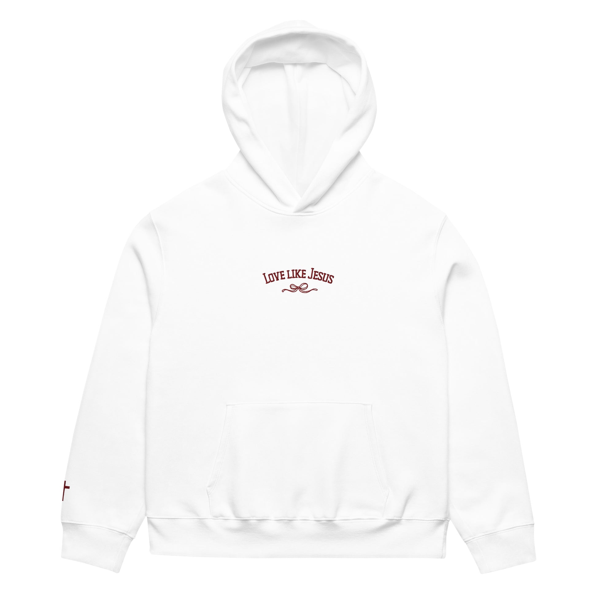 love-like-jesus-embroidered-christian-hoodie-front