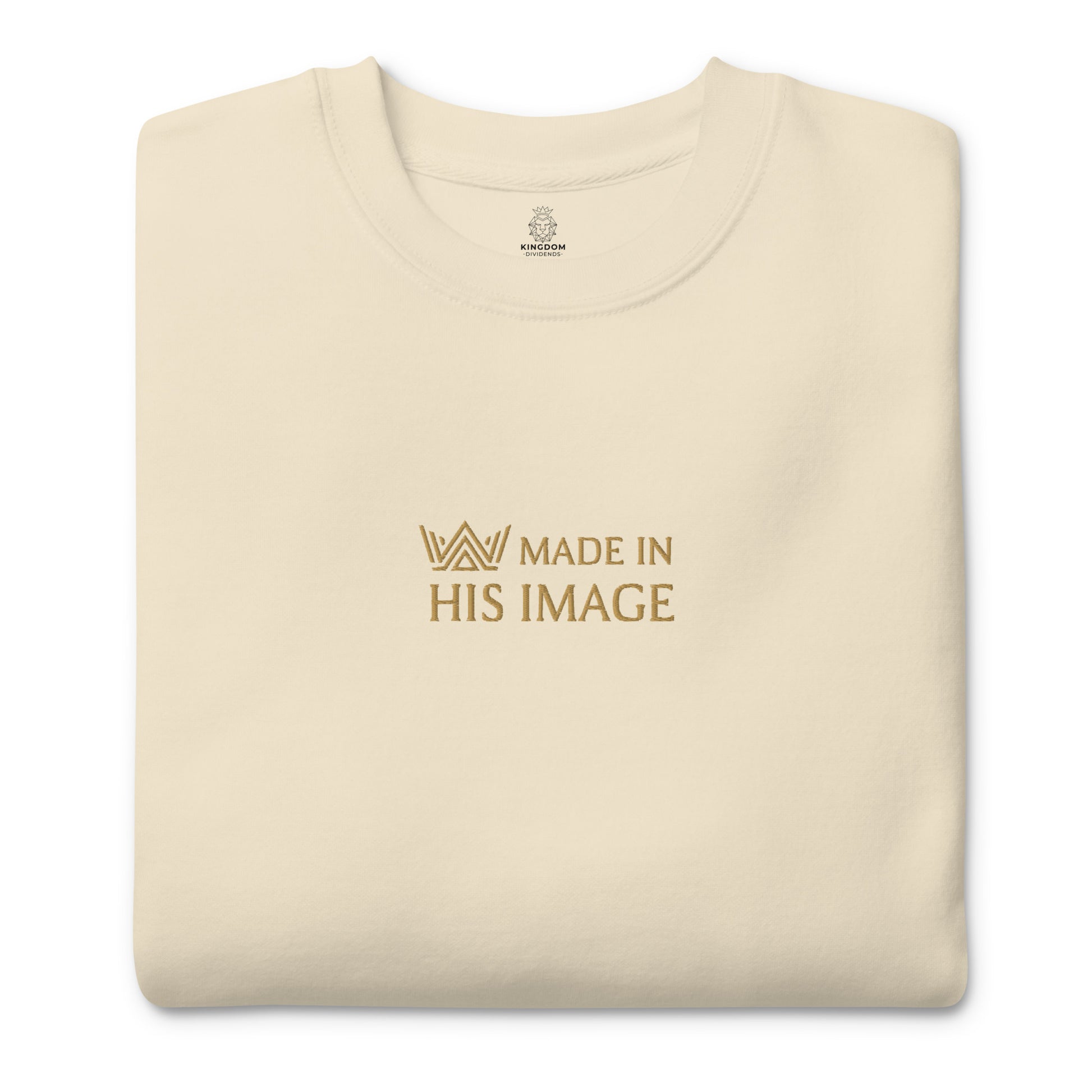 made-in-his-image-embroidered-christian-sweatshirt-beige-folded