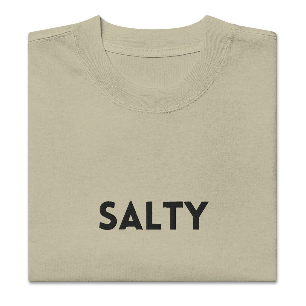 salty-oversized-embroidered-christian-t-shirt-folded-eucalyptus