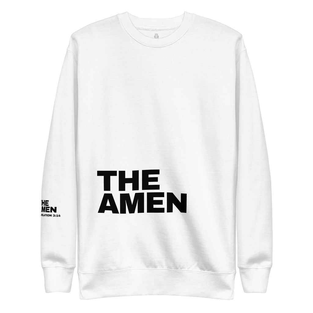 the-amen-premium-christian-sweatshirt-white-front