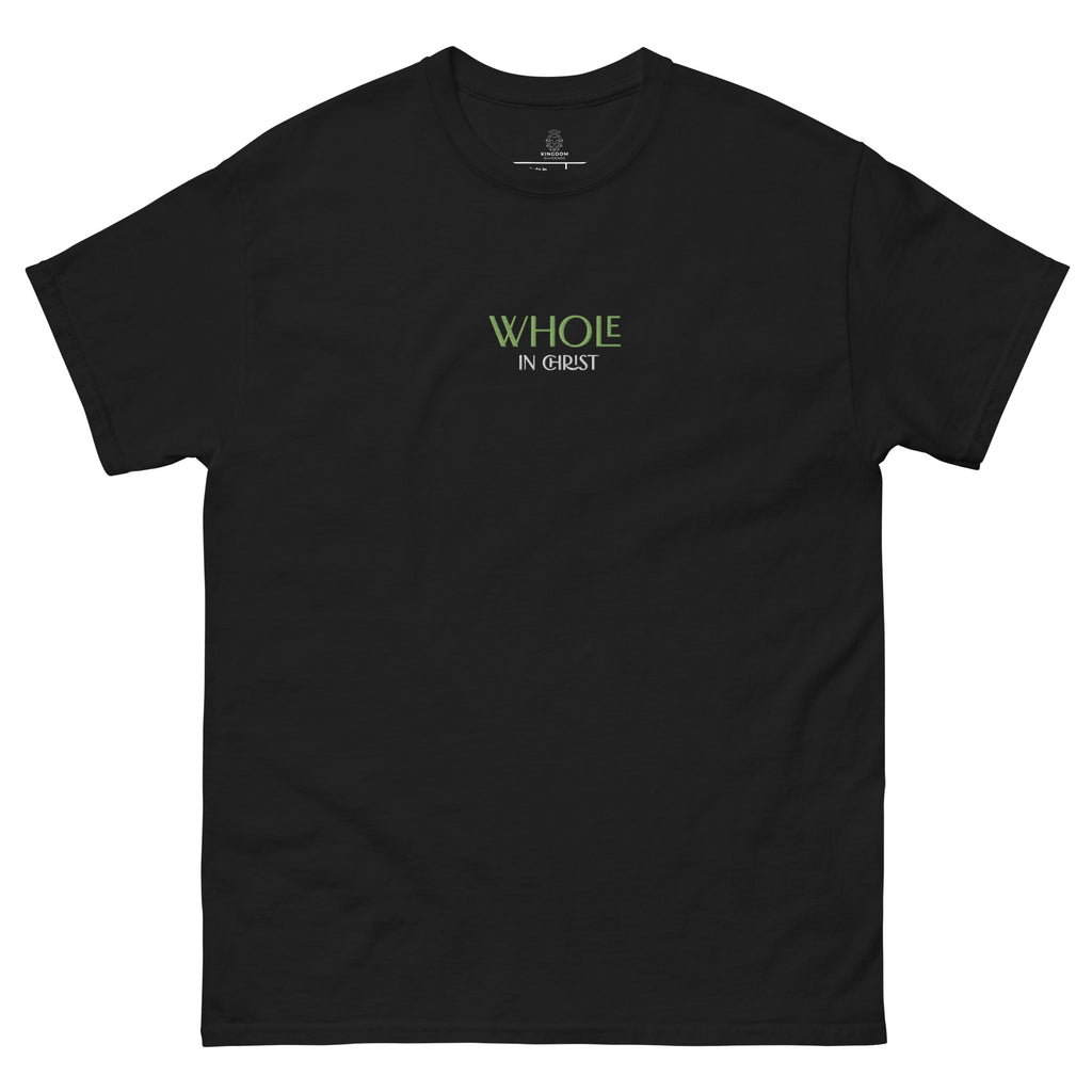 Whole In Christ Embroidered T-Shirt