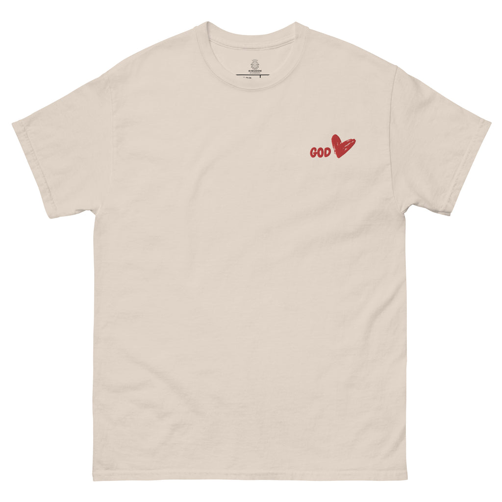 Love God Embroidered T-Shirt