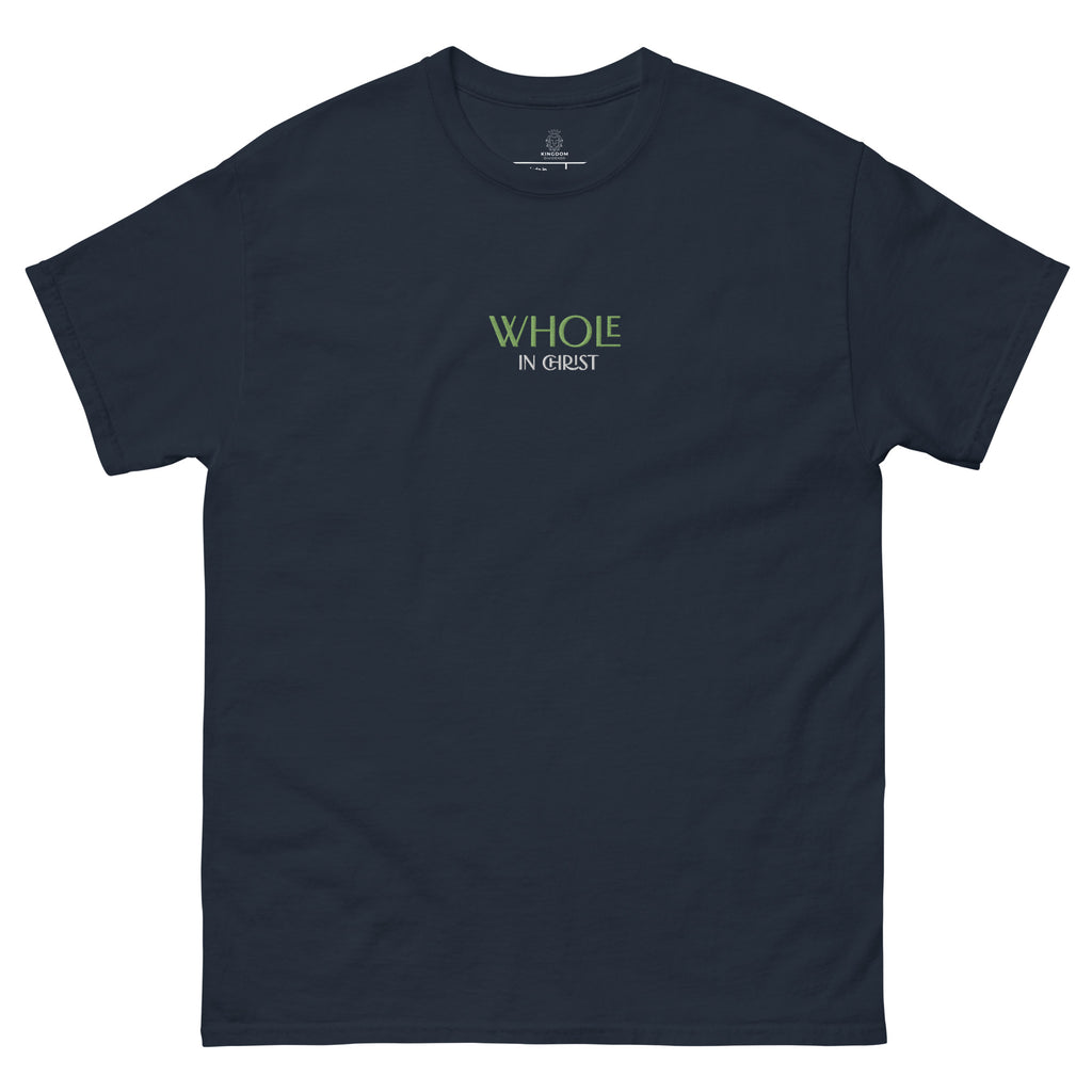 Whole In Christ Embroidered T-Shirt