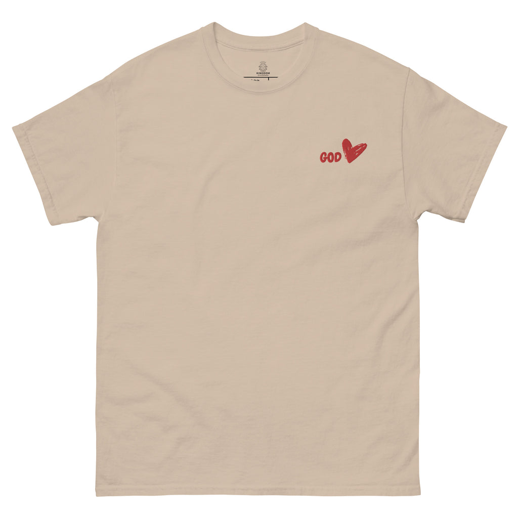 Love God Embroidered T-Shirt