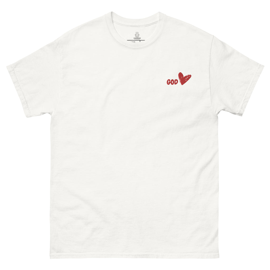 Love God Embroidered T-Shirt